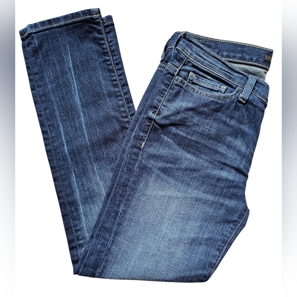 BKE Reserve Addison Skinny Ankle Cropped Jeans with Natural Fading, Like New - Picture 7 of 12